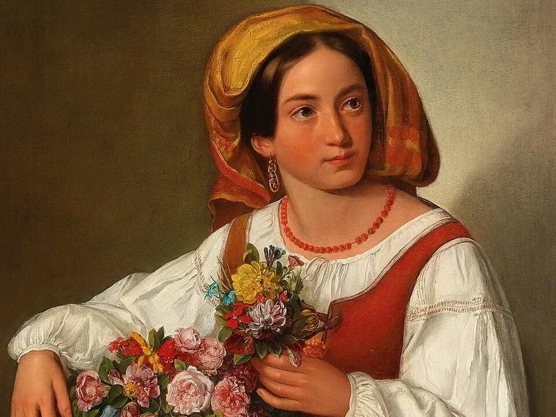 1807-Joseph Lavos - La ragazza dei fiori
